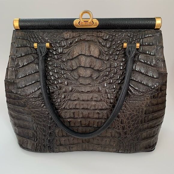 HOST PICK👜Vintage Genuine Crocodile Leather Handbag - Picture 9 of 9